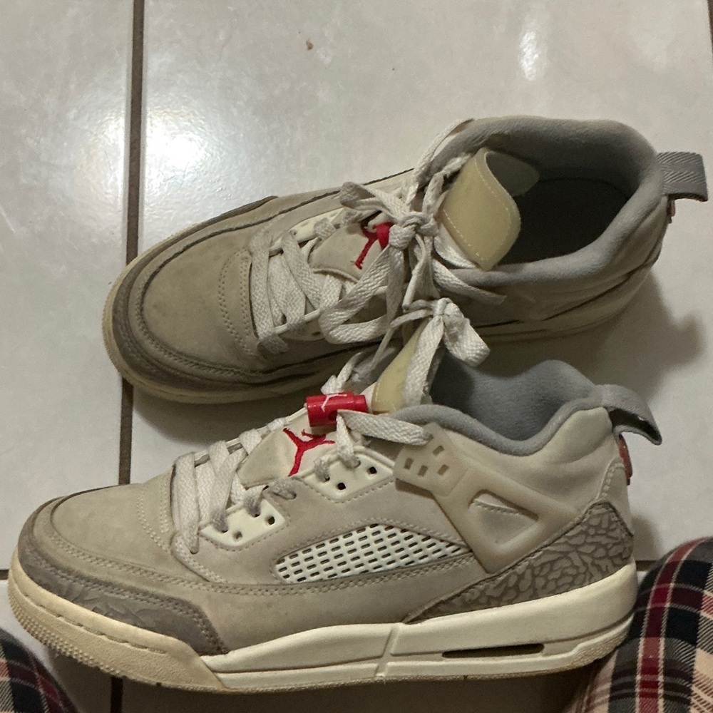 Spizike Jordan Sneaker Shoes Coconut Cream Color - Picture 9 of 9